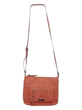 Rosetti Bennet Women’s Coral Crossbody Bag Front Pocket Purse